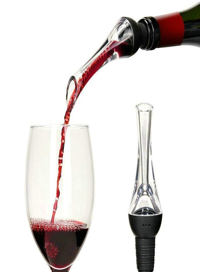 Kit-Home Wine Pourer 2pcs Premium Wine Aerator Pourer Professional Quality Wine Aerator Pourer Spout 2 Packs - Image 2